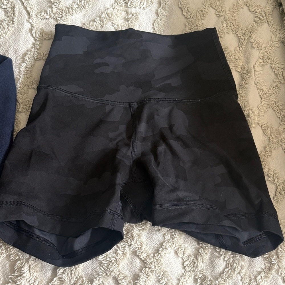 Black Camouflage Women's Shorts